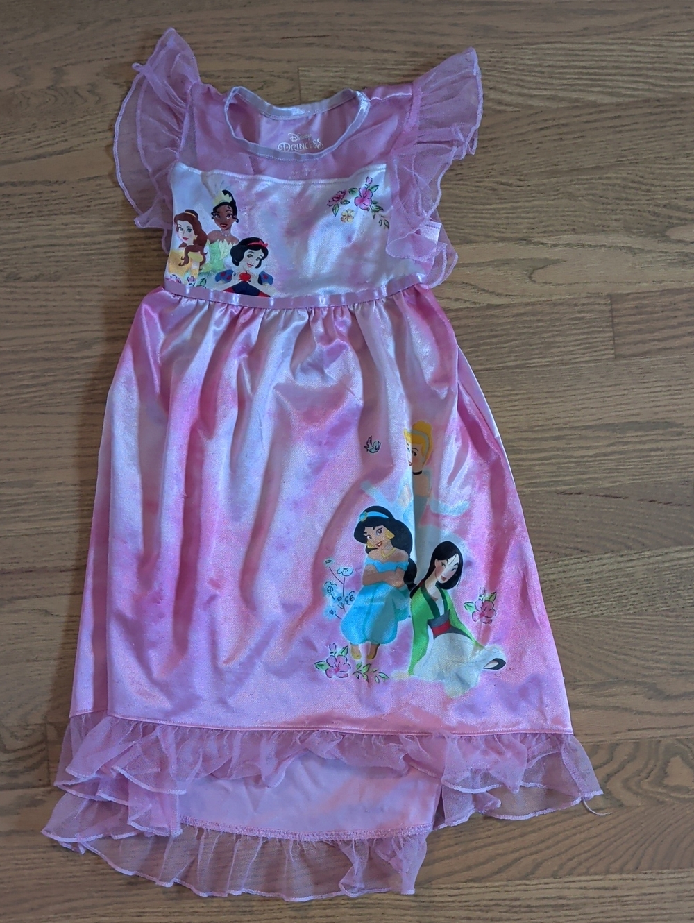 (5) Girls' Disney + Princess + Girly Nightgowns - Picture 4 of 7